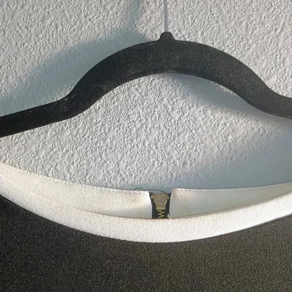 Shelby & Palmer Sheath Dress Size 8 Black and White Flare Sleeve Dressy Casual - Picture 5 of 12